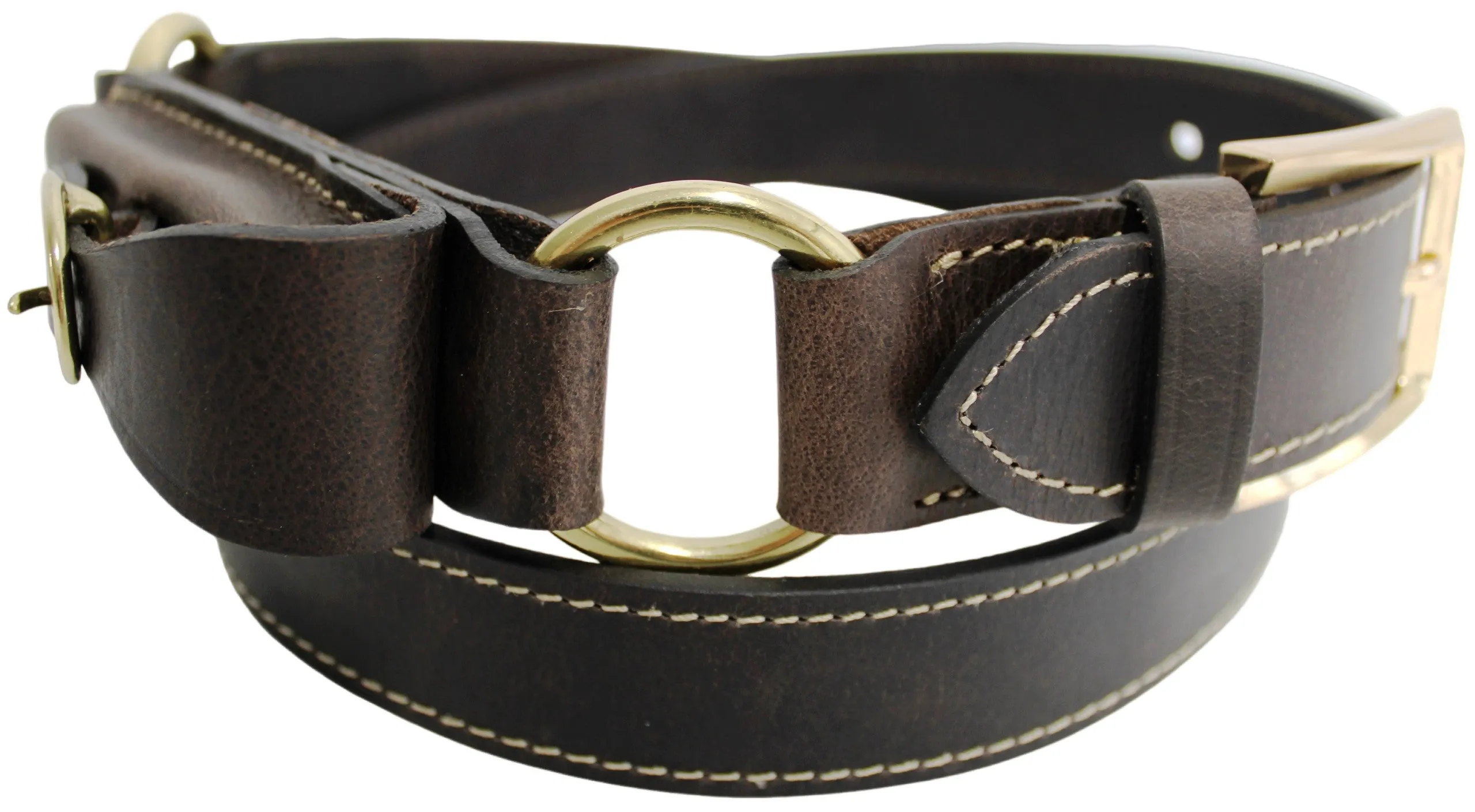 Quality Full Grain Leather Hobble Belt. Colour: Brown. Style No: 42029.