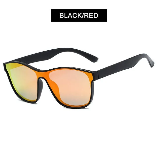 Reflective Unisex Retro Polarized TAC Lenses Sunglasses