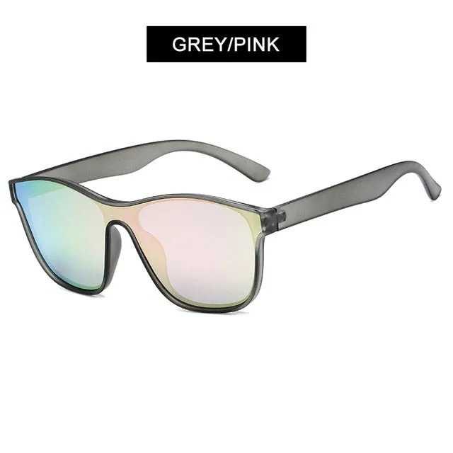 Reflective Unisex Retro Polarized TAC Lenses Sunglasses