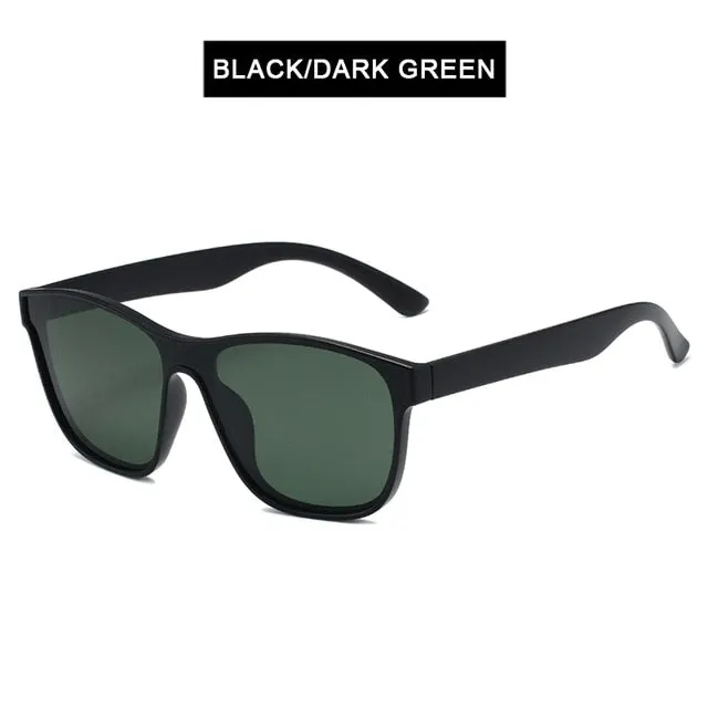 Reflective Unisex Retro Polarized TAC Lenses Sunglasses