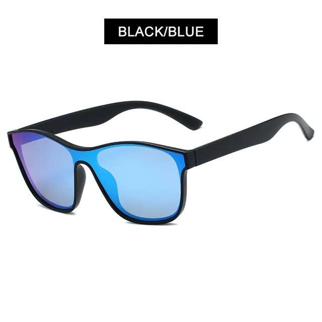 Reflective Unisex Retro Polarized TAC Lenses Sunglasses