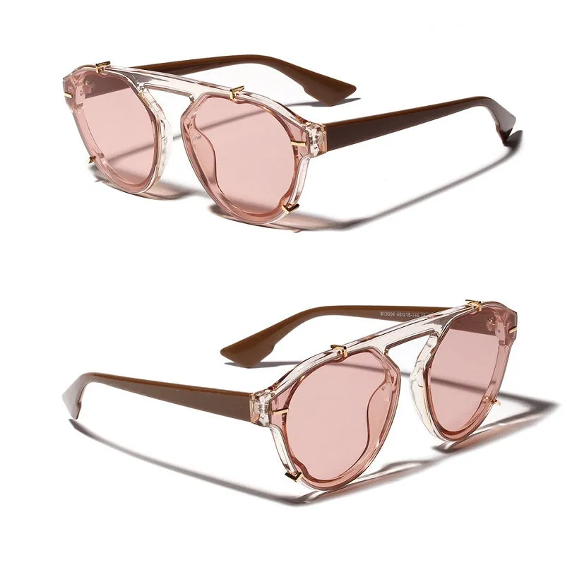 Retro Irregular Frame Sunglasses