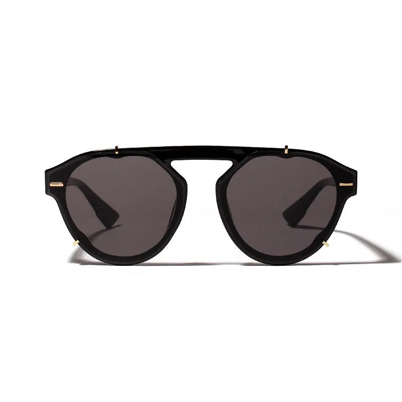 Retro Irregular Frame Sunglasses