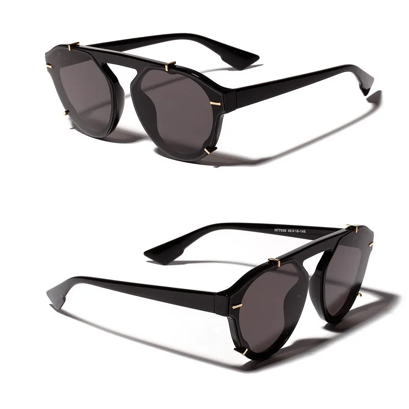 Retro Irregular Frame Sunglasses