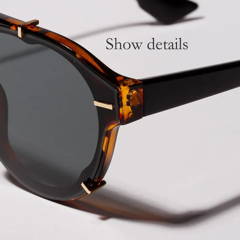 Retro Irregular Frame Sunglasses