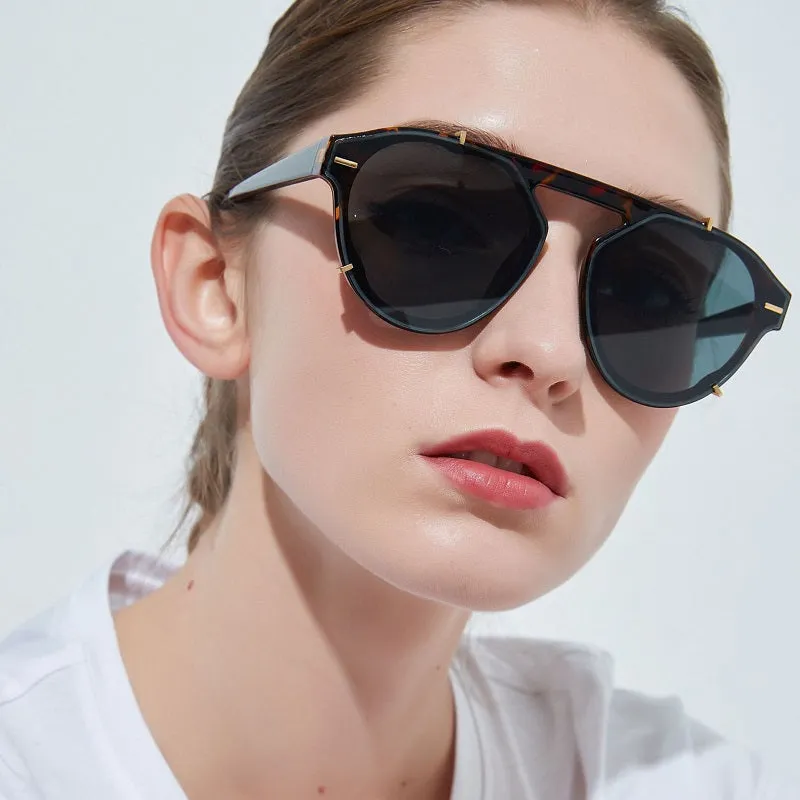 Retro Irregular Frame Sunglasses