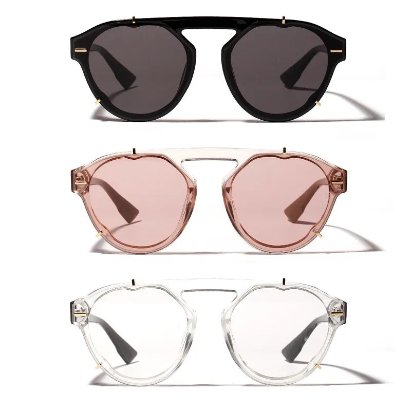 Retro Irregular Frame Sunglasses