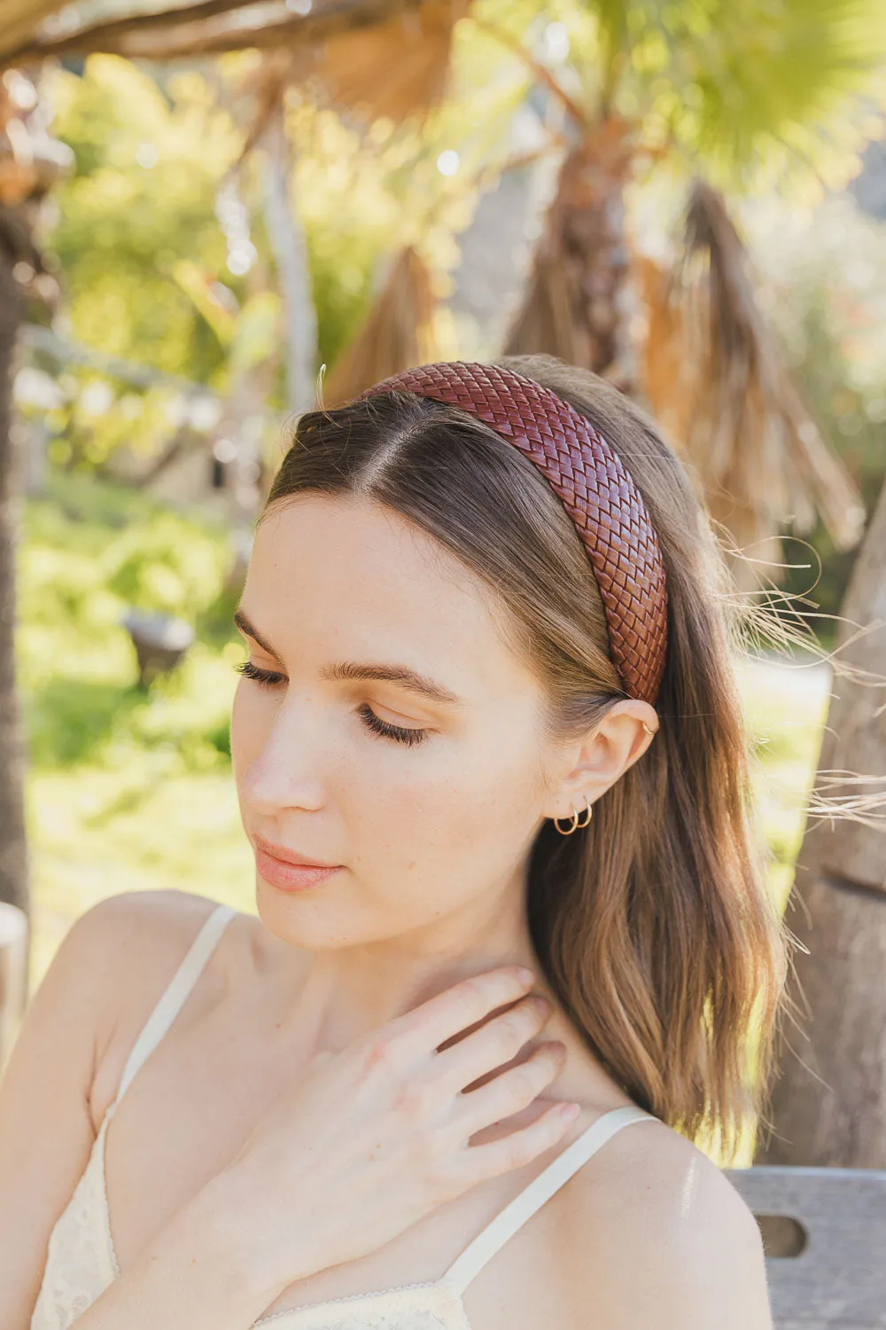 Solid Shade Woven Headband