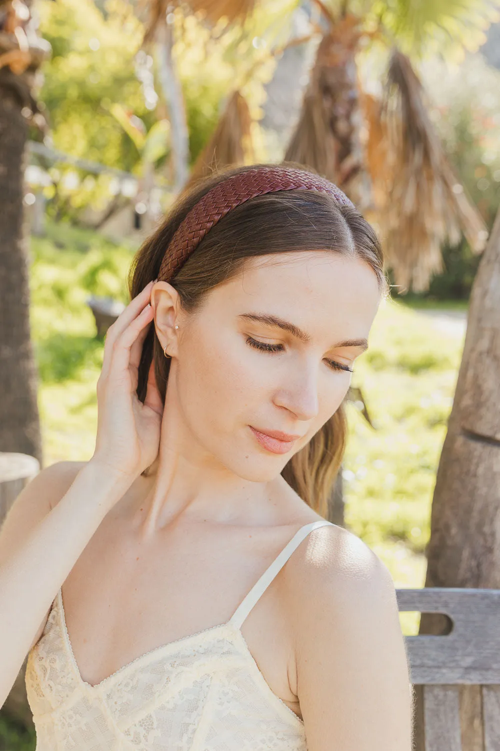 Solid Shade Woven Headband