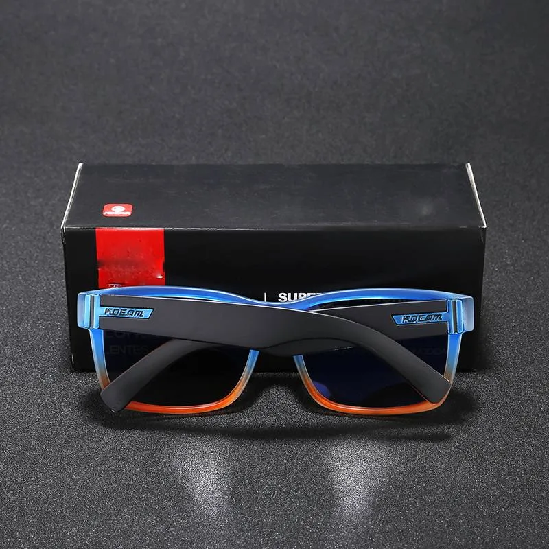 Square Sport Polarized with Colorful Lenses Men Sunglasses