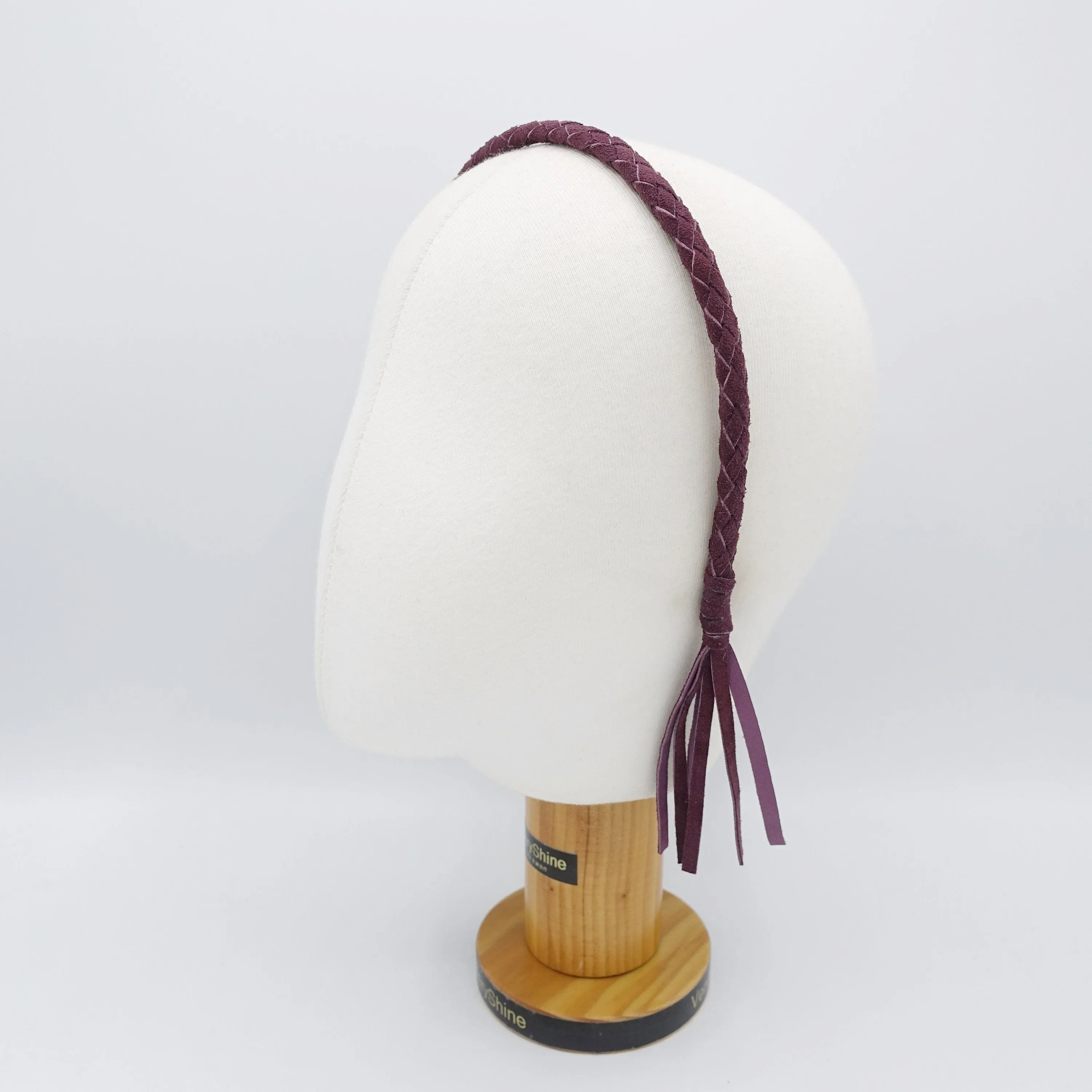 suede headband, braided headband, fringe headband, tassel headband for women