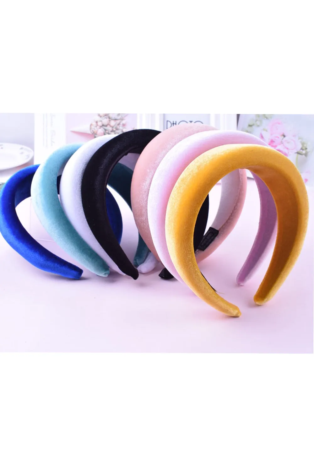 Thick Padded Velvet HAIRBAND Headbands