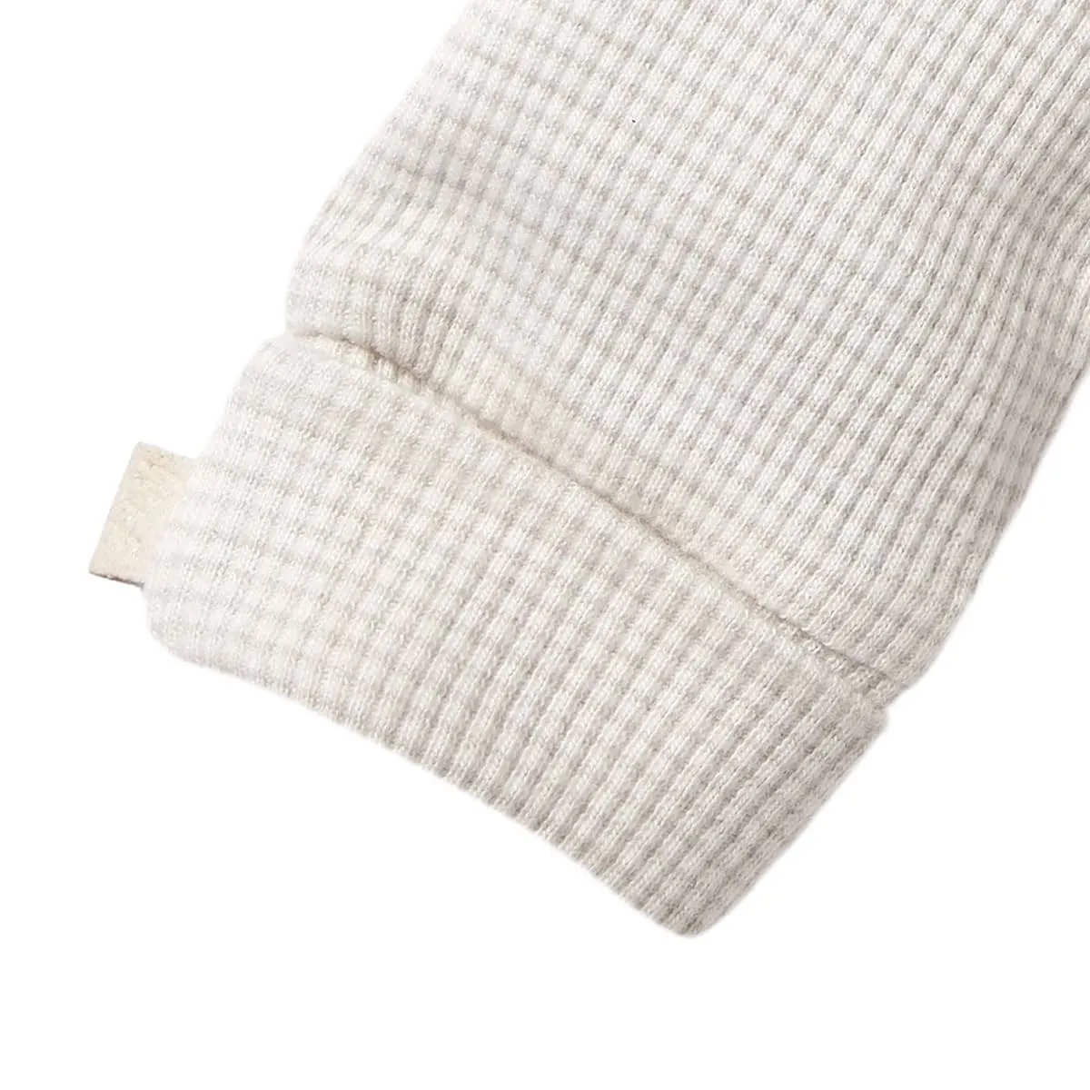 Wilson & Frenchy Organic Stripe Rib Mittens - Clay